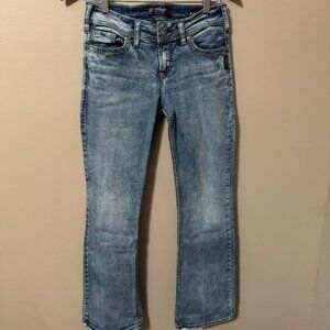 293 Silver Jeans Suki Mid Bootcut Stretch Denim | Size 28x31